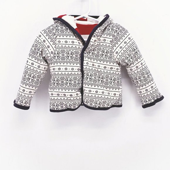 Baby Burt's Bees Organic Cotton Reversible Jacket - Picture 1 of 9